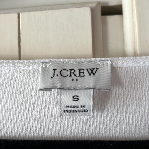 White Embroidered J. Crew Top - Picture 2 of 6